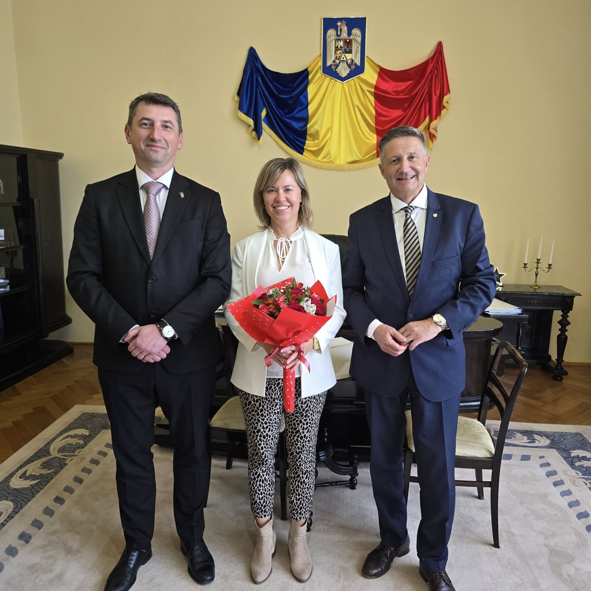 Vizite diplomatice de înalt nivel la Primăria Municipiului Sighișoara